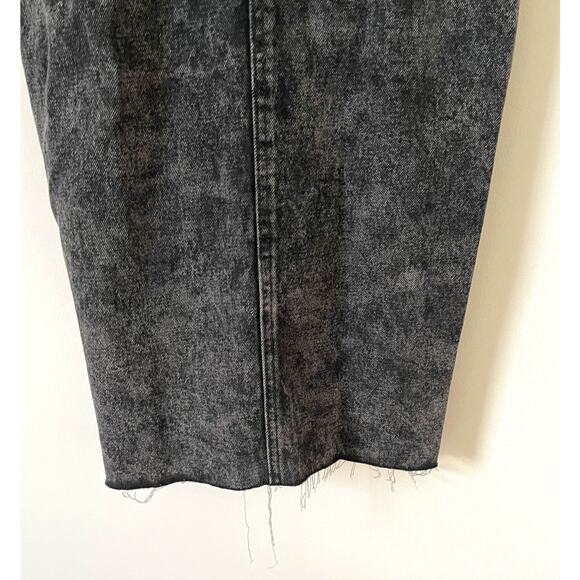 Wild Fable Raw Hem Jumper Skirt Black Gray Size Small - Picture 8 of 10